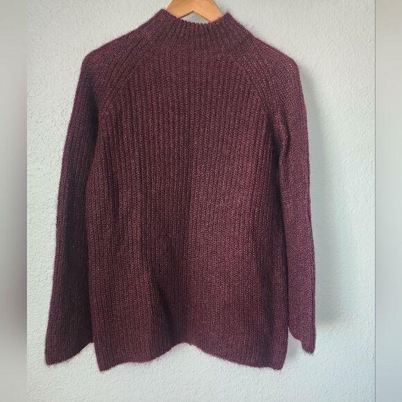 COS Mock sweater oversized mohair wool blend minimalist new without tags - Picture 2 of 10